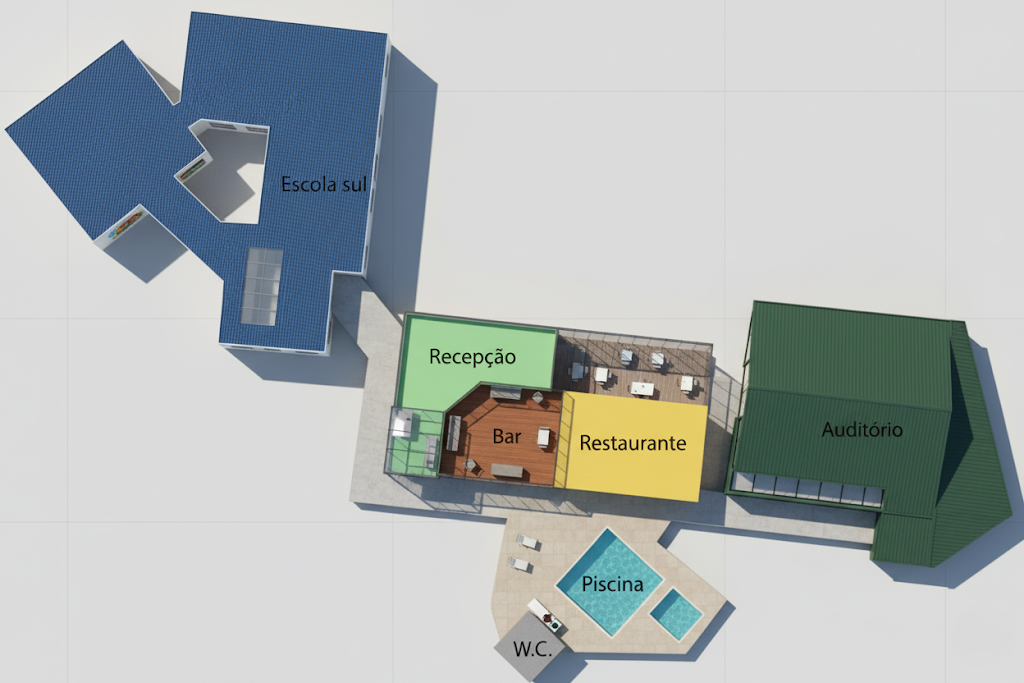 Planta do Hotel Canto da Ilha